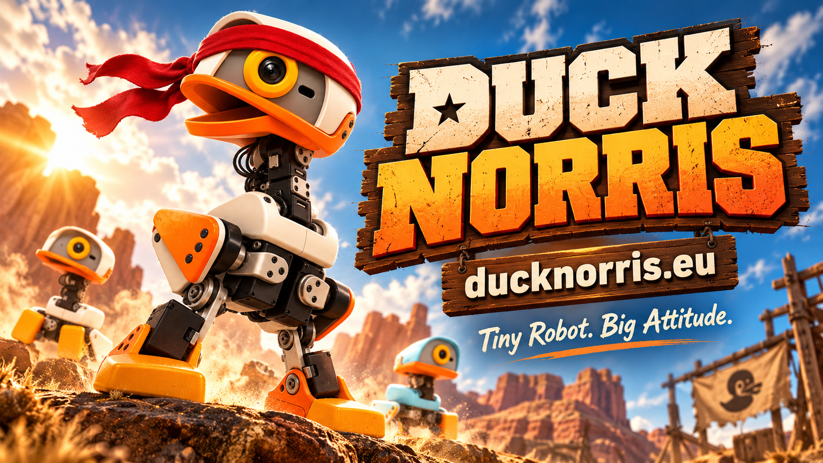 Duck Norris website hero banner